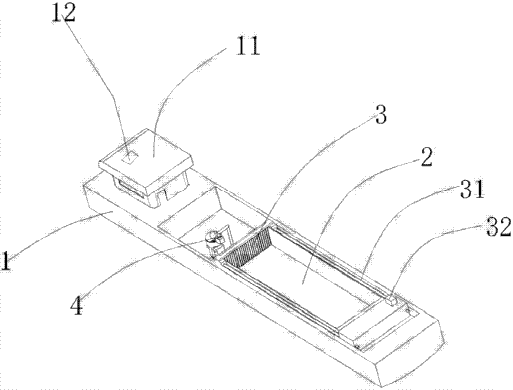 Channel integration dredging mud making structure and construction method thereof