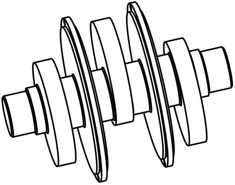 Large power borehole pump double-side helical gear engagement transmission system bearing analysis method