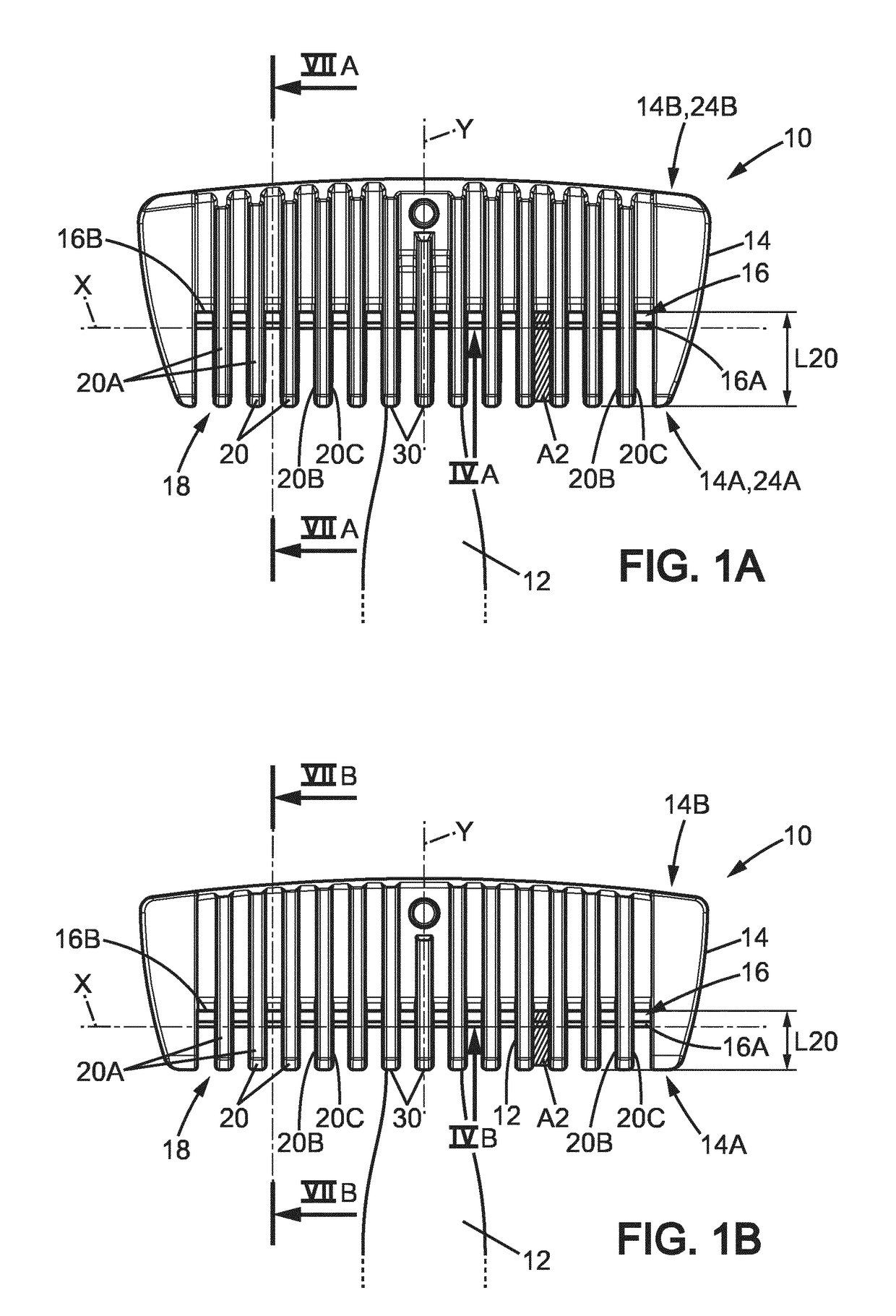 A trimming blade head and a razor comprising a razor handle and such a trimming blade head