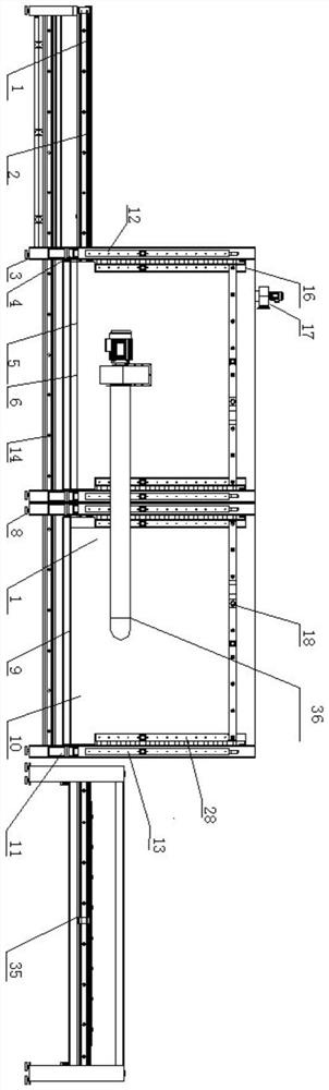 A stacked oven