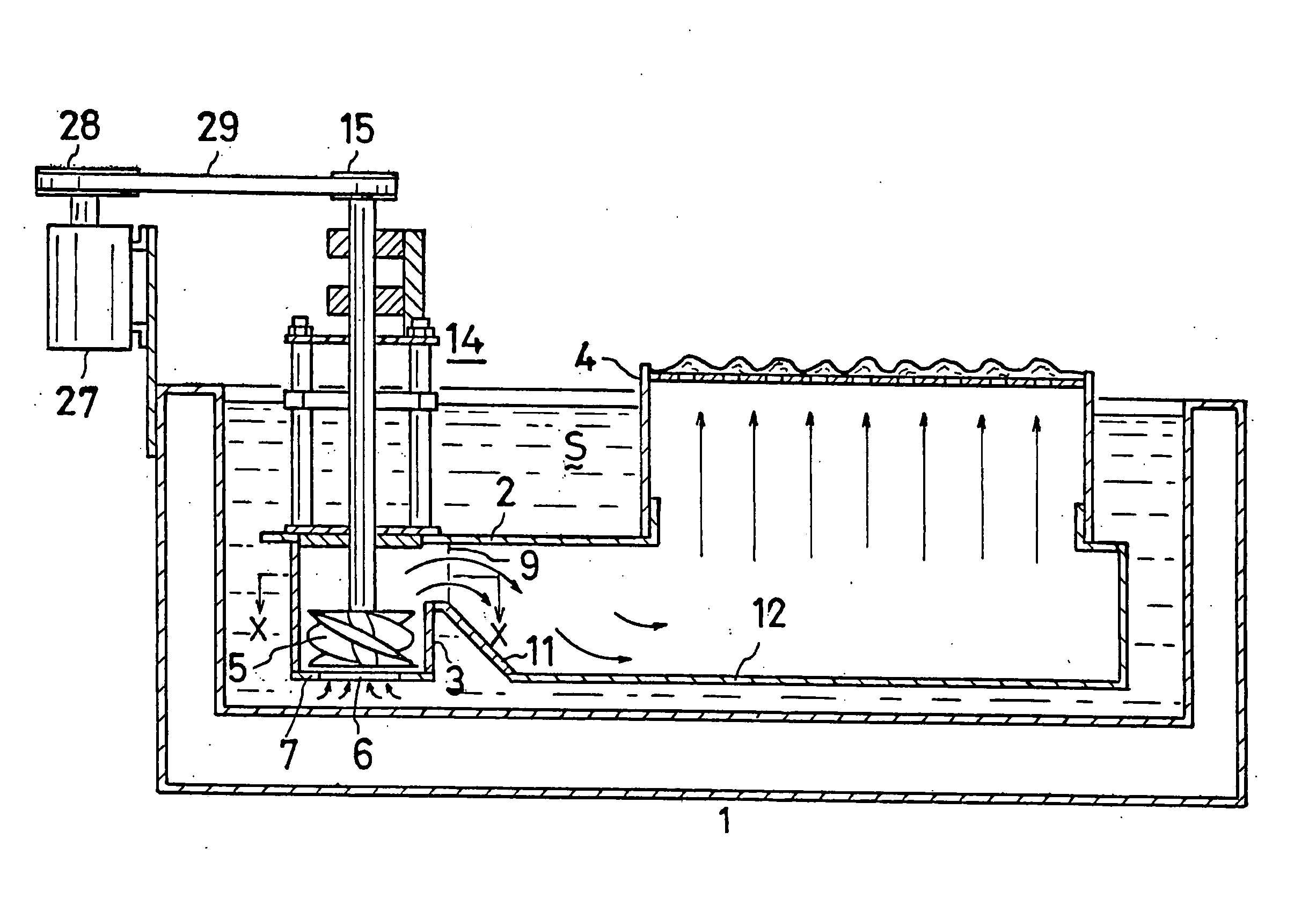 Wave soldering tank