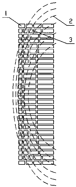 Method for setting axial heat dissipation oil ducts of transformer windings