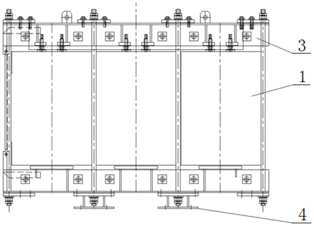 Switching reactor with novel coil structure