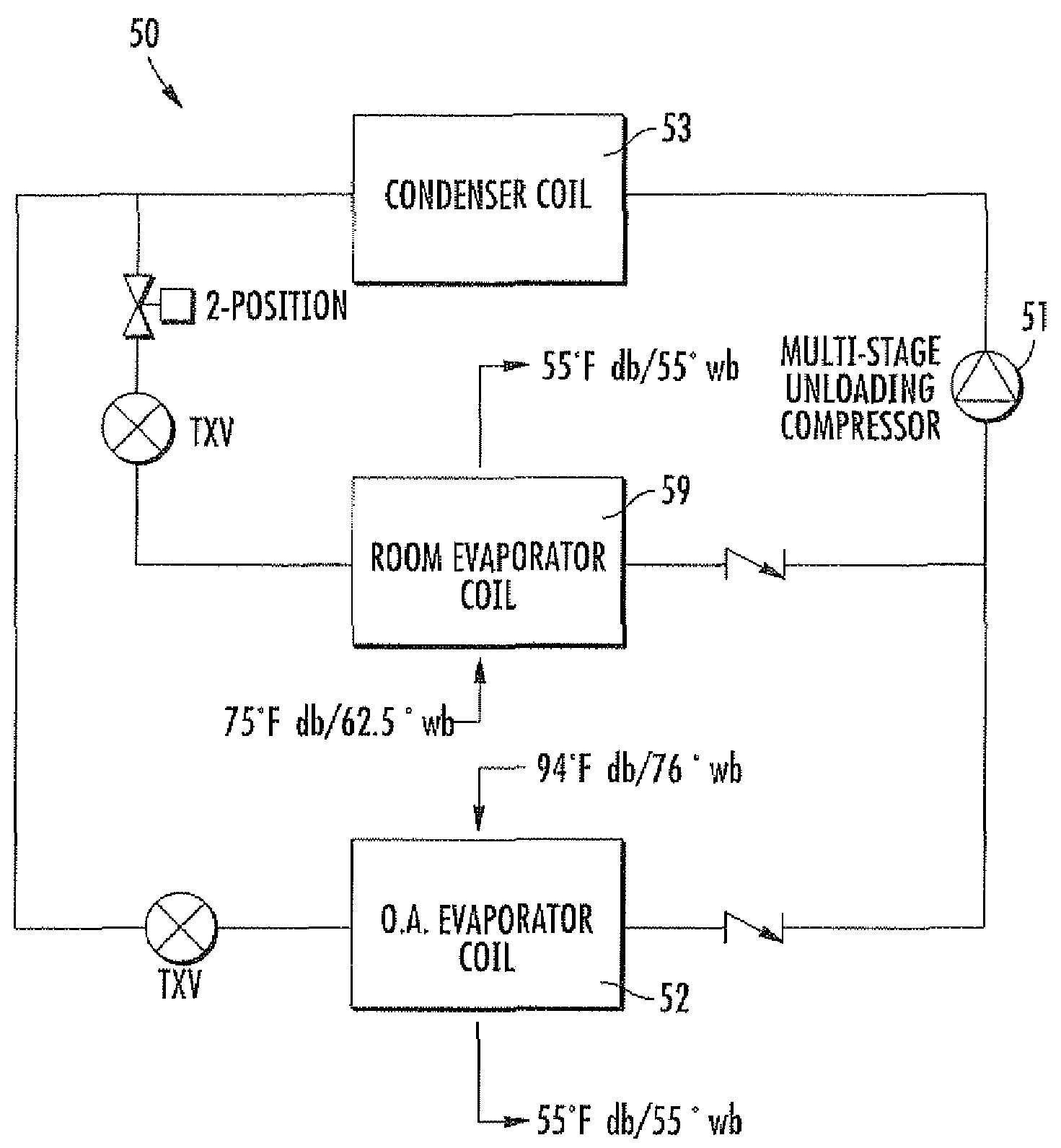 Package terminal air conditioner system and associated methods