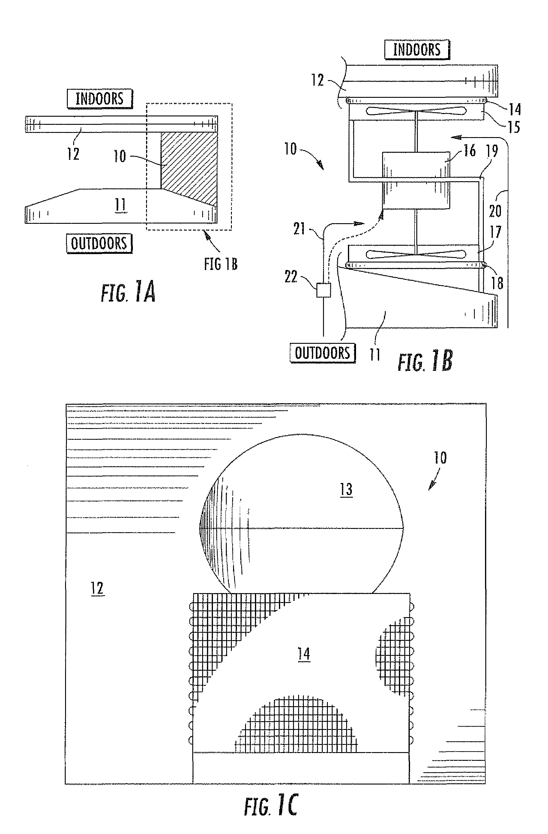 Package terminal air conditioner system and associated methods