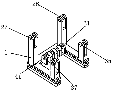 A simple high-load forklift driven by multi-unit connecting rods