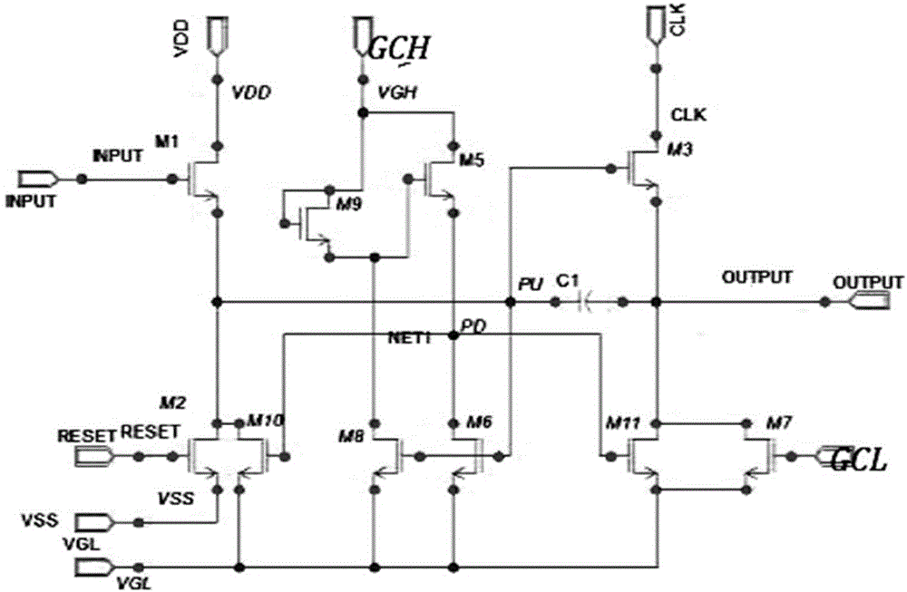 Display driving device and method, shifting register and display device