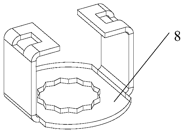 Skirtboard lock and rail vehicle