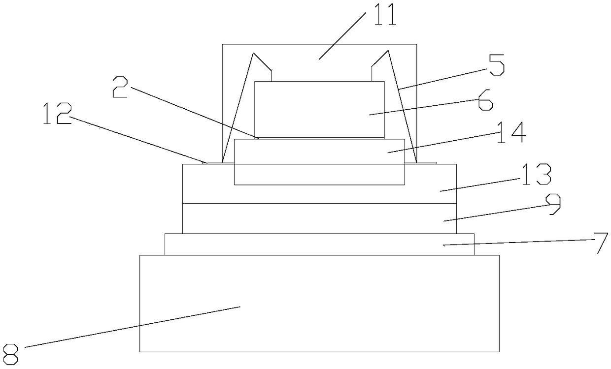 High thermal conductivity and high insulation LED light engine packaging structure and preparation method