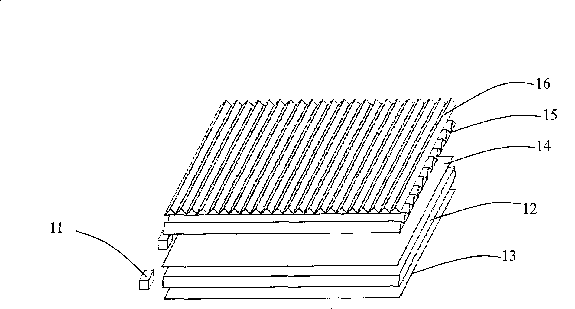 Integrated microstructure backlight system