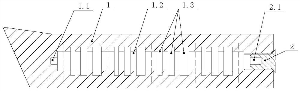 Vibration-damping tool holder for long-overhang cutting and method of use thereof