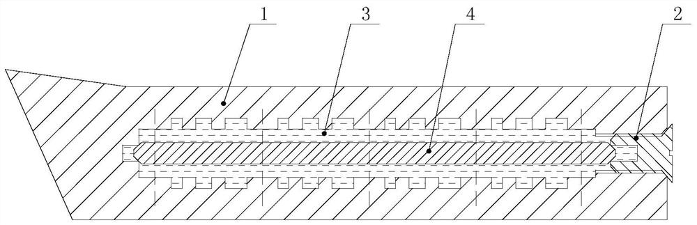 Vibration-damping tool holder for long-overhang cutting and method of use thereof