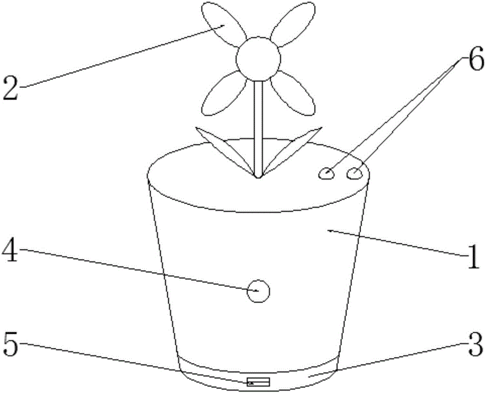 Indoor air detecting device based on WiFi communication and working method of indoor air detecting device