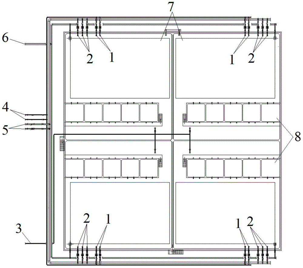 Water inlet monitoring and adjusting system in centralized sewage treatment plant in chemical industry park as well as method thereof