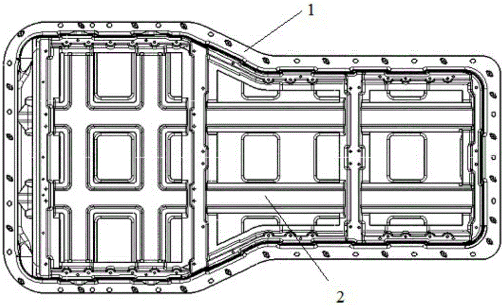 Power battery box of electric vehicle