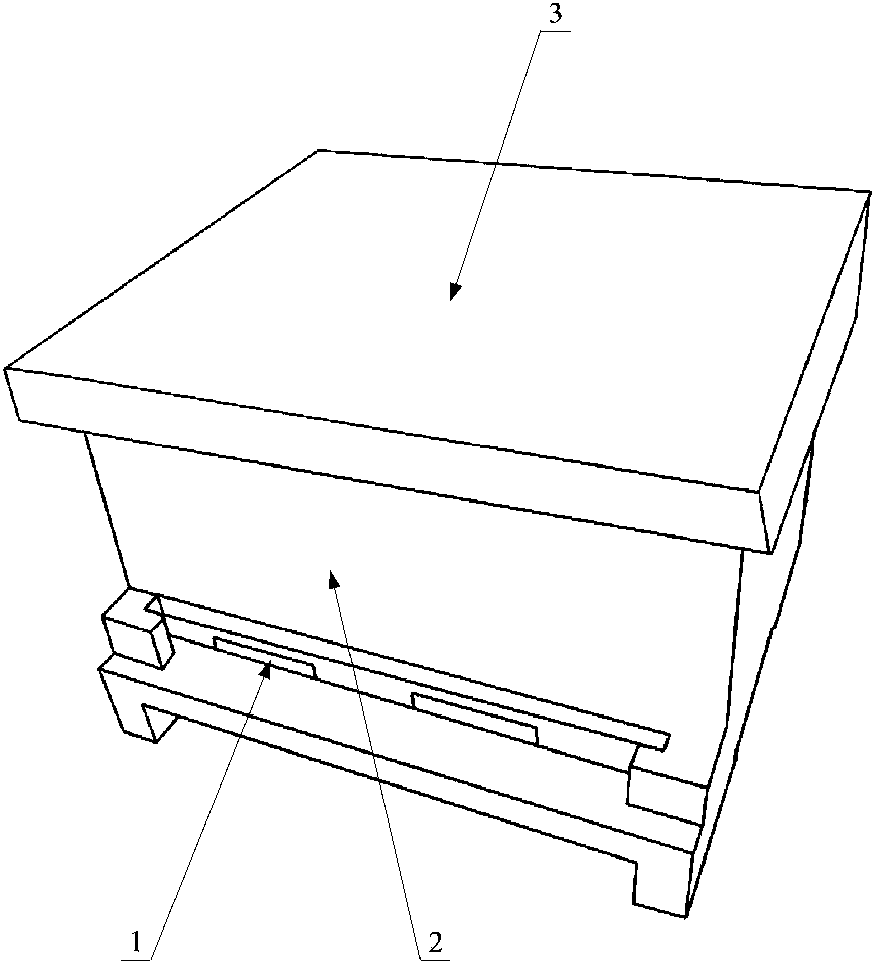 Box used for bee mating and method for establishing bee queen-rearing colony