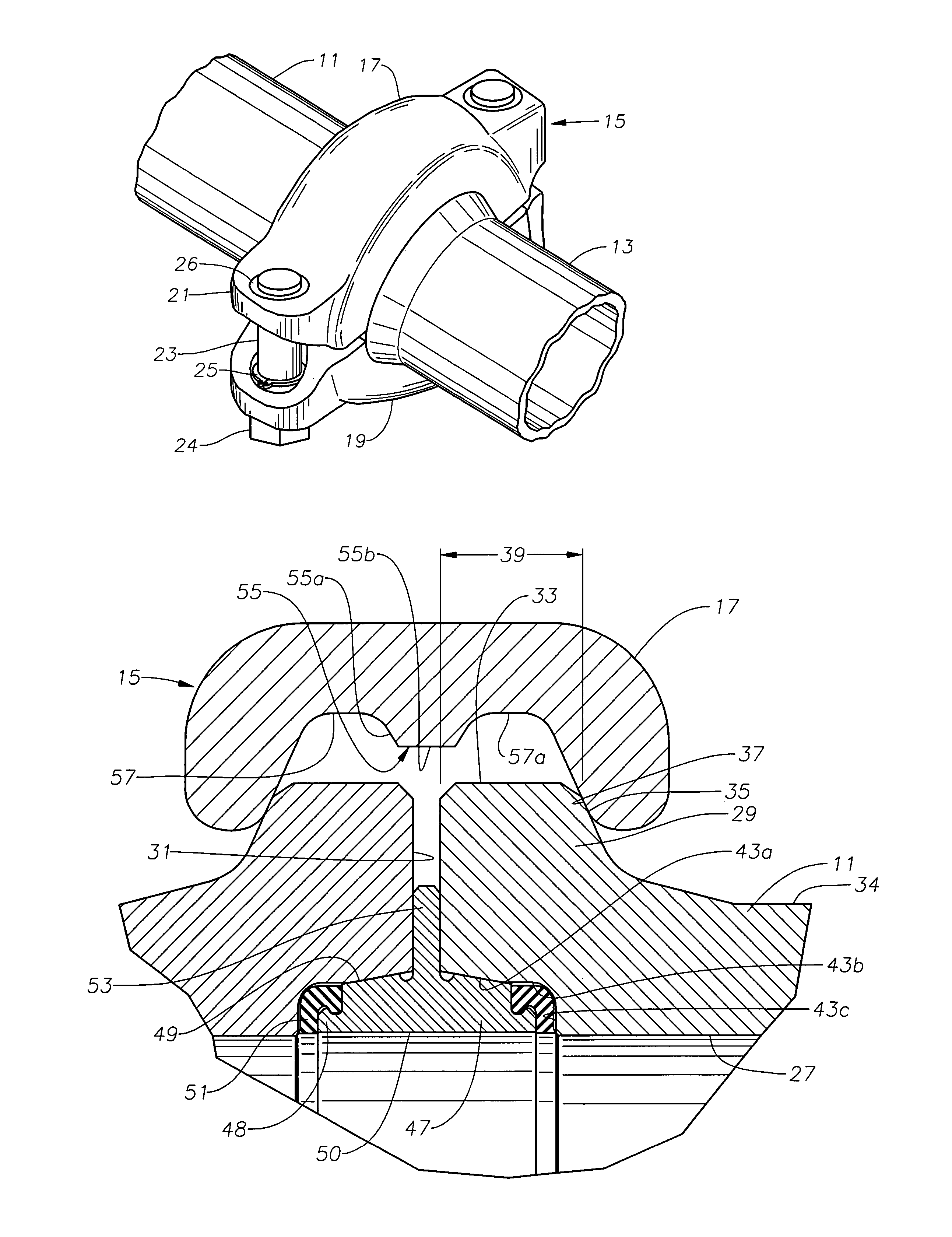 Flowline clamp connector