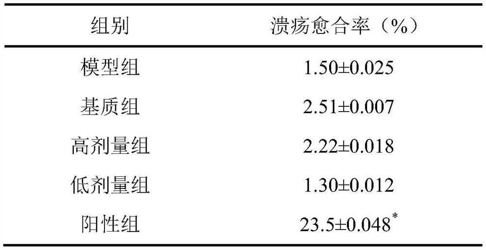 A kind of traditional Chinese medicine compound hydrogel for treating skin wound healing and its preparation method and application