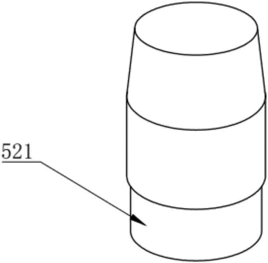 Quantitative milk powder taking device