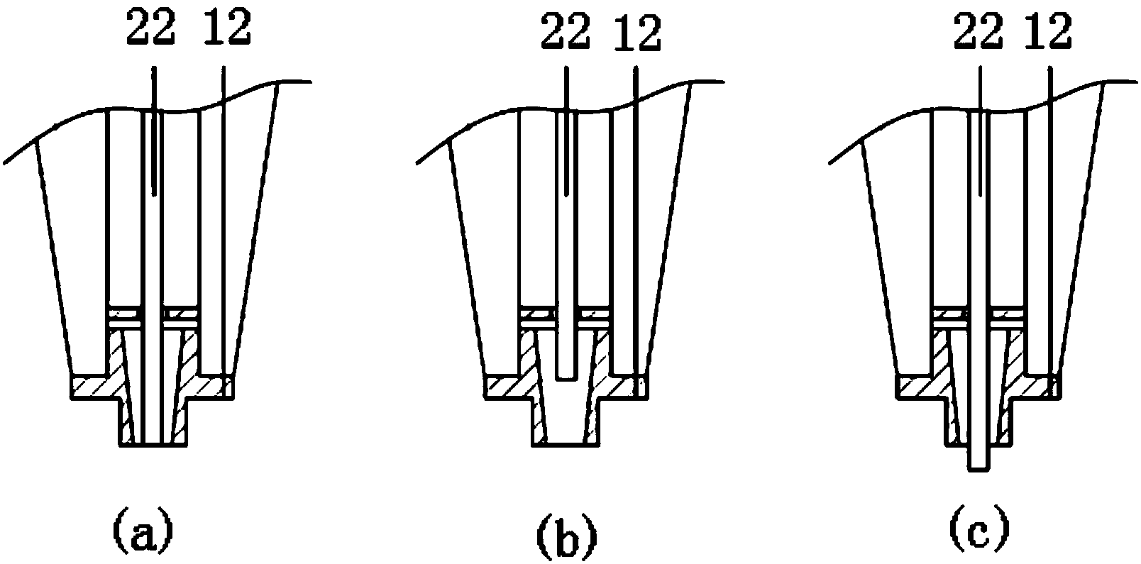 Coaxial nozzle for electrofluid spray printing