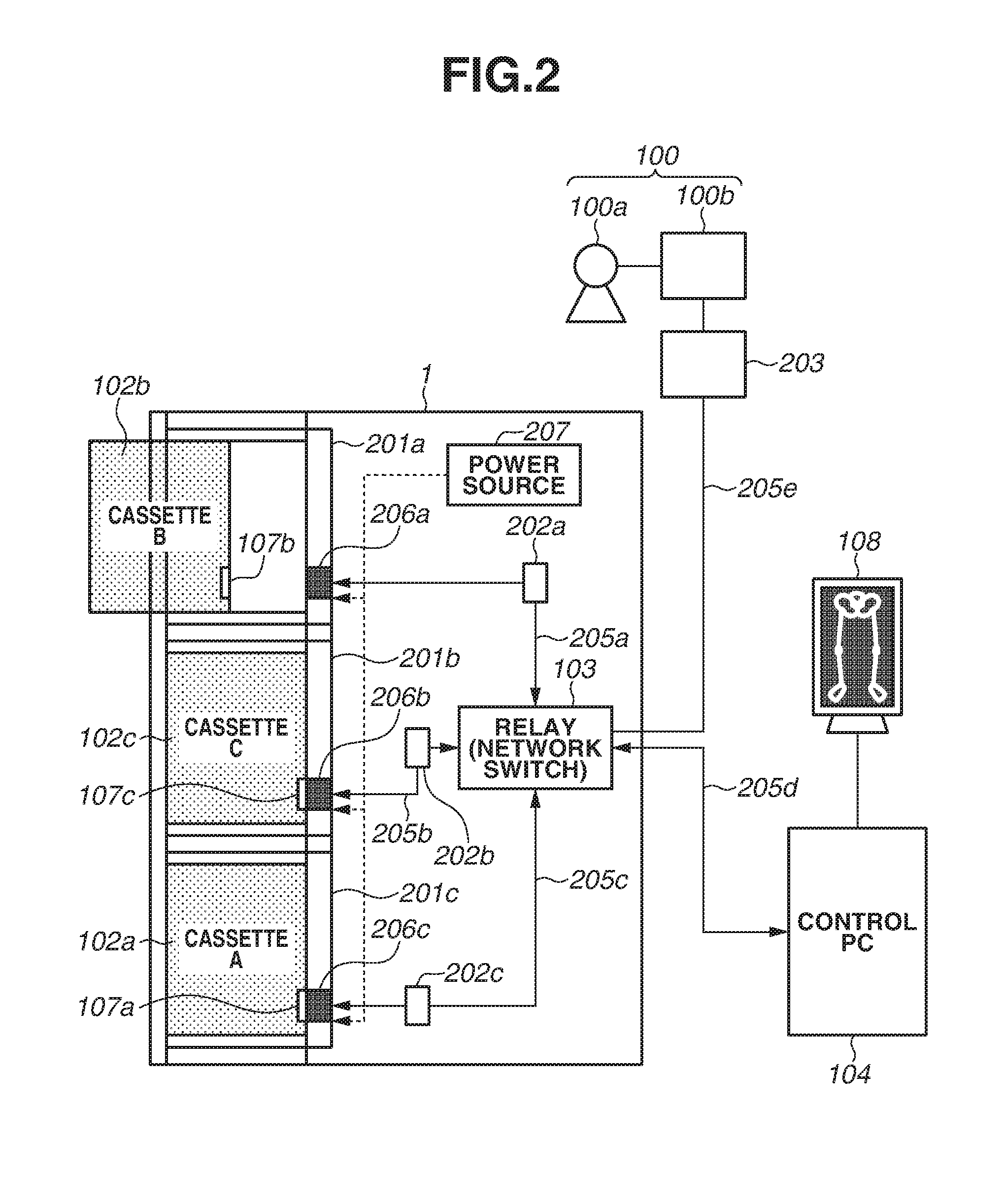 Radiographing apparatus, control apparatus, stitch imaging system, control method