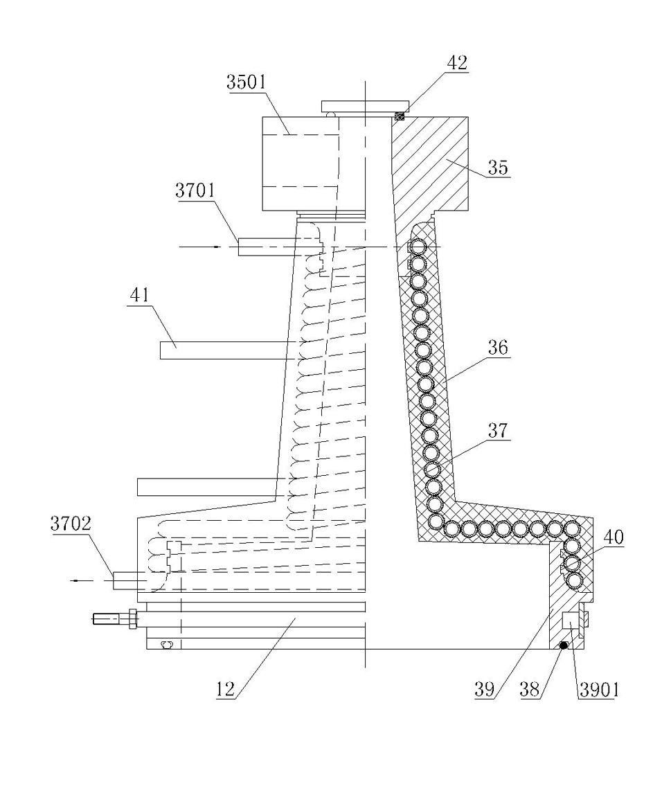 Rapid vacuum induction casting electric furnace