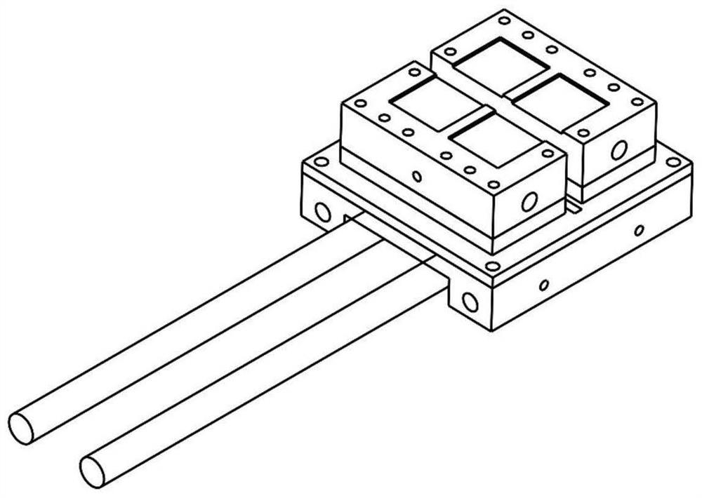 Device, method and system for testing performance parameters of thin-film thermoelectric material