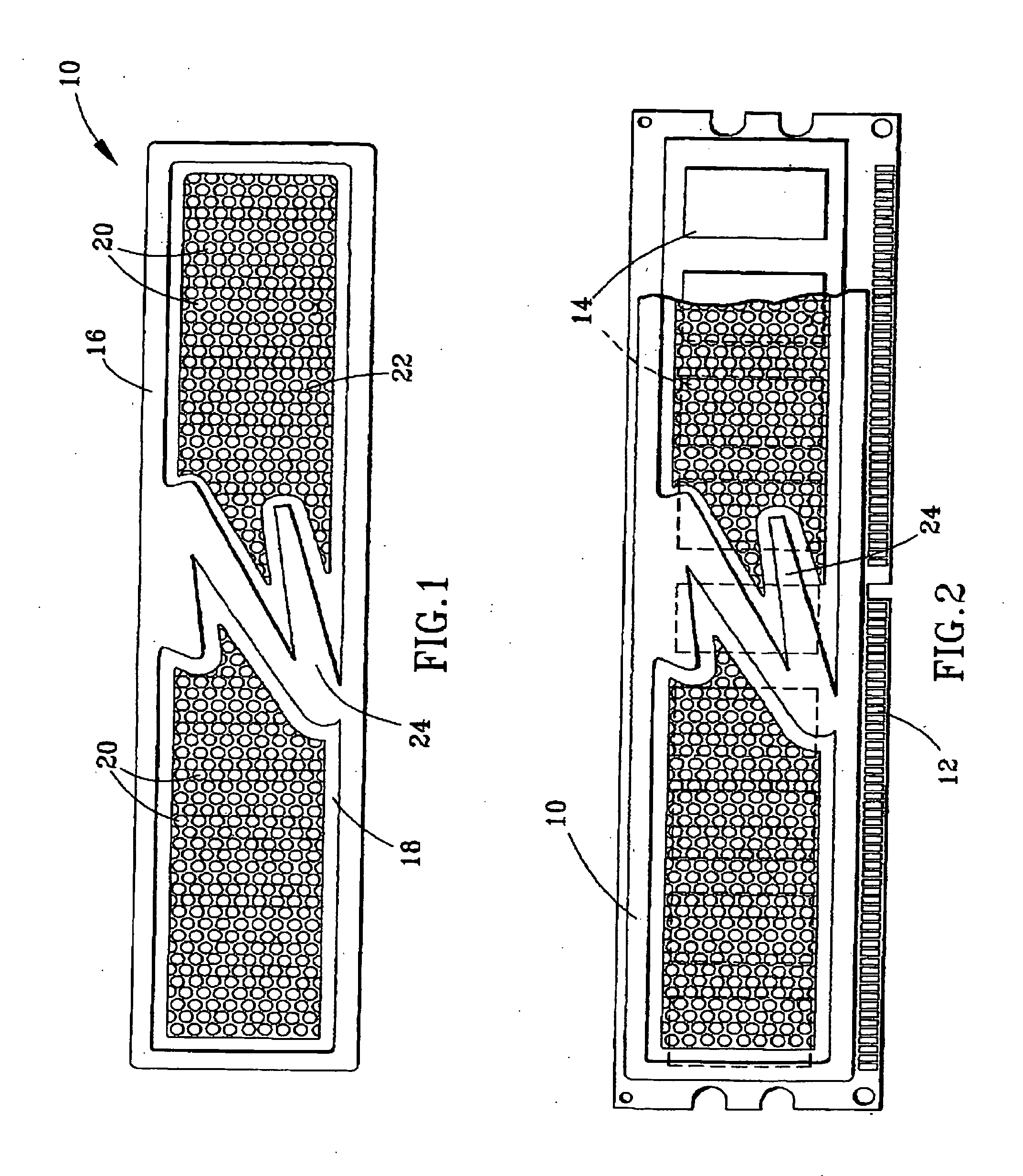 Method and apparatus for thermal management of computer memory modules