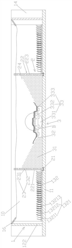 A centipede culture device with the function of dredging collaterals and relieving pain