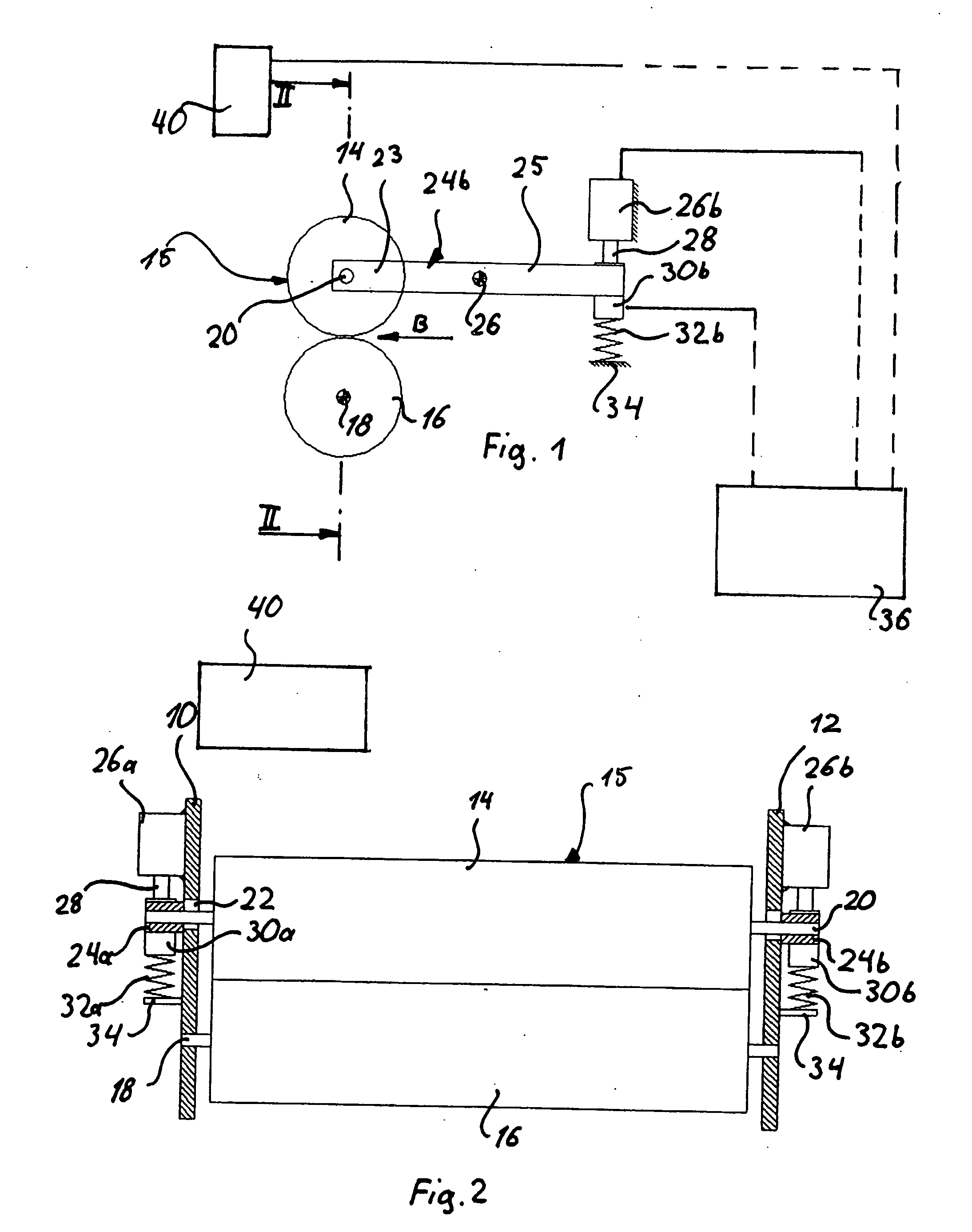 Folding unit having a folding roller adjustment means