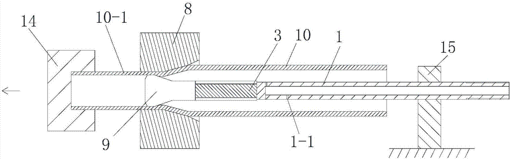 Pipe pulling and drawing lubricating device and pipe pulling and drawing machining method