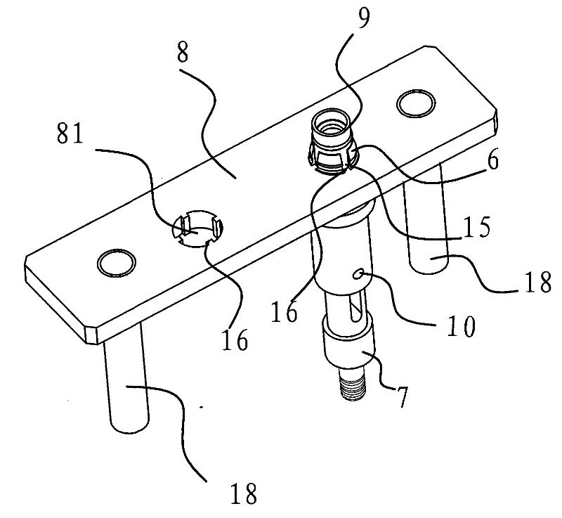 Device for assembling safe self-destructing injection syringe needle base sealed ring assembling machine