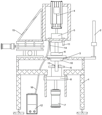 Silicon carbide crystal ingot bonding and machining equipment capable of automatically centering and method thereof