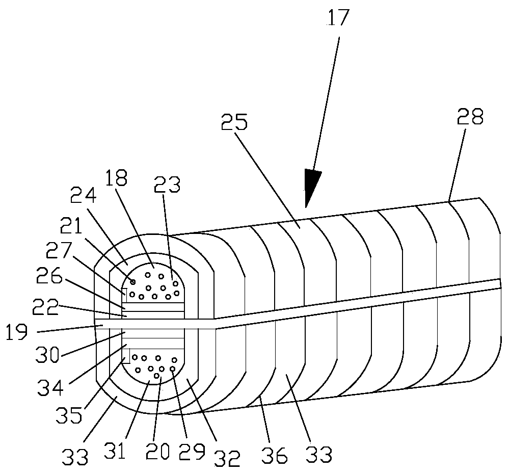 Thermal expansion fluid composite non-special-shaped cavity driven type robot soft hand