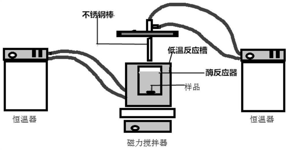 Separation method of collagen antifreeze peptide