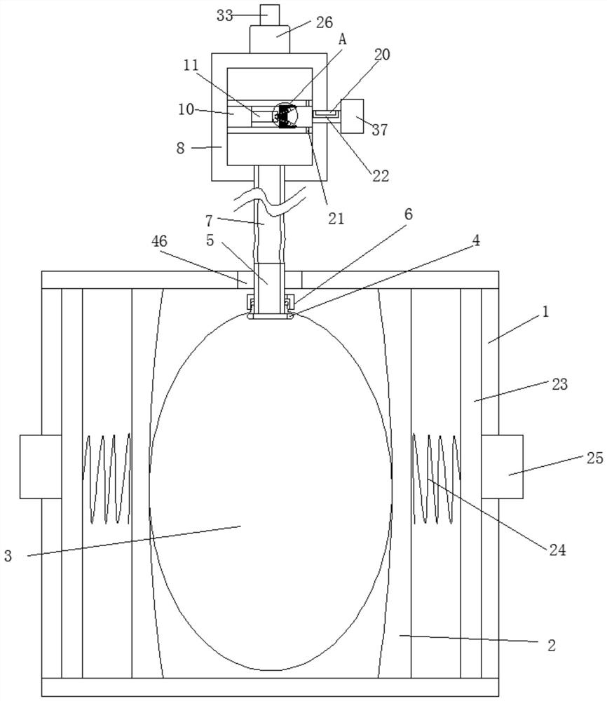 Lung function training device for respiratory medicine nursing