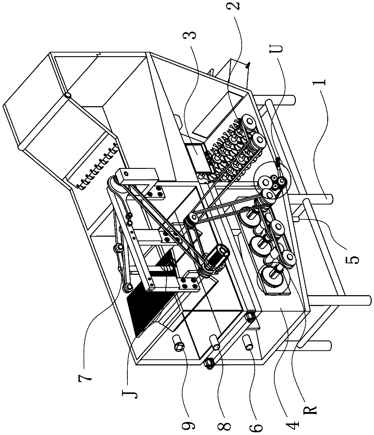 Rubber recycling device