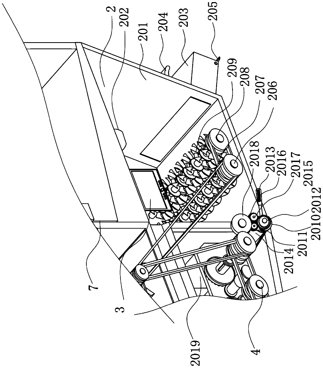 Rubber recycling device