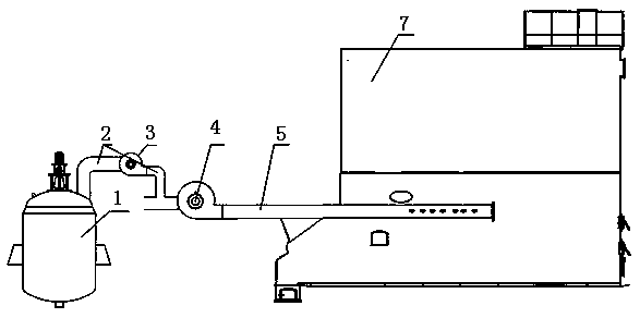 Formaldehyde waste gas treatment system