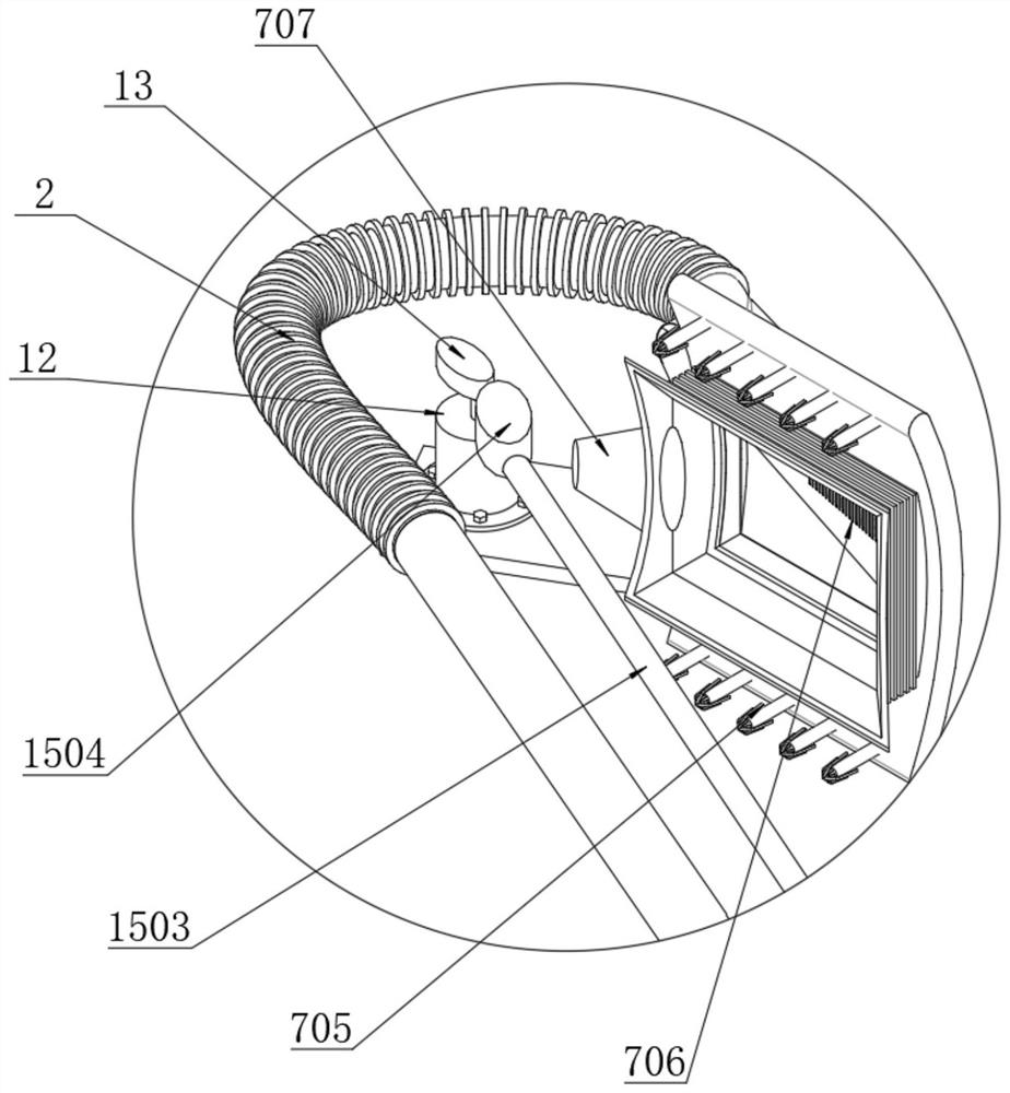 An air-conditioning cooling system for a car cab