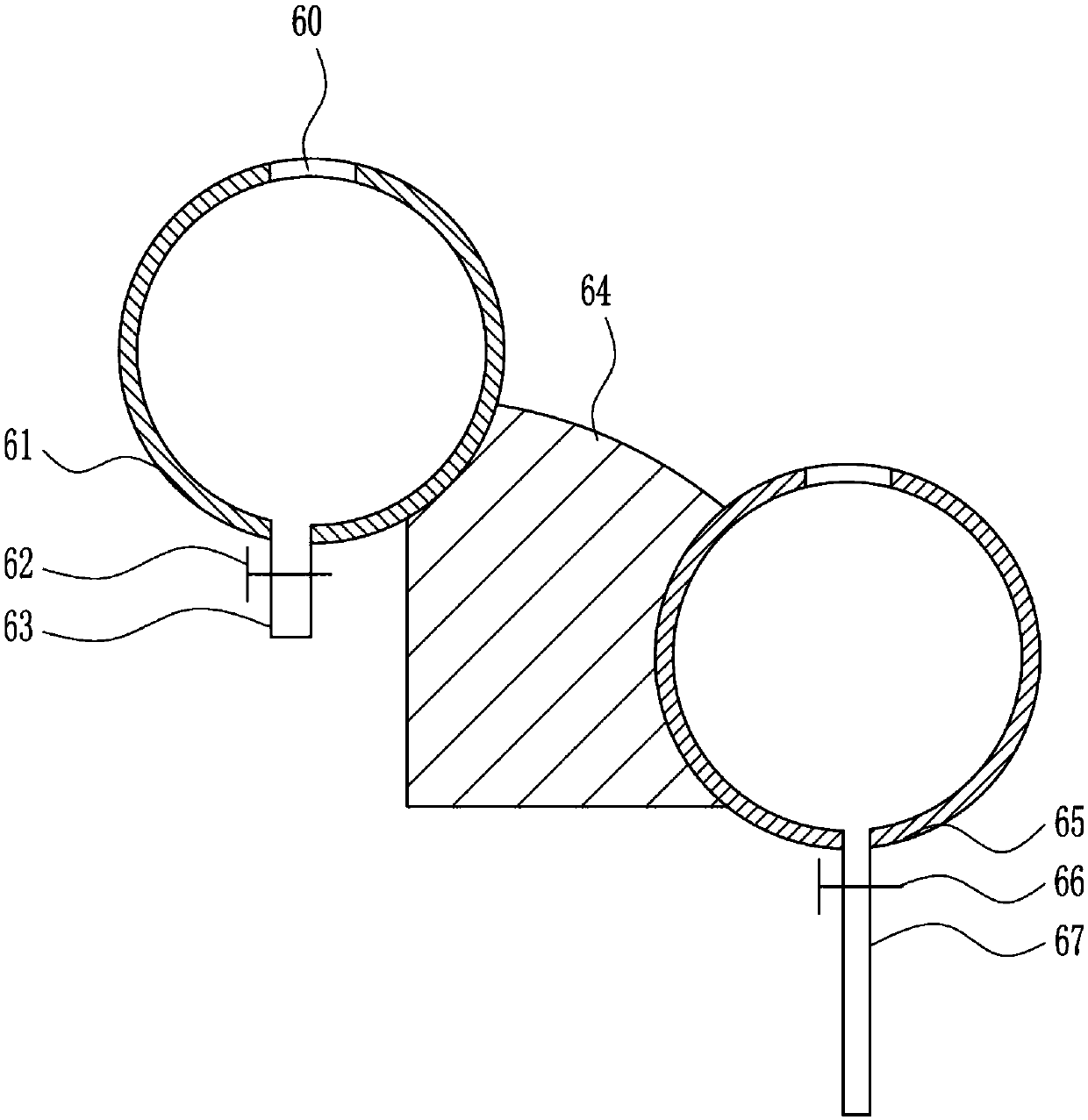 Integrated treatment equipment for domestic sewage