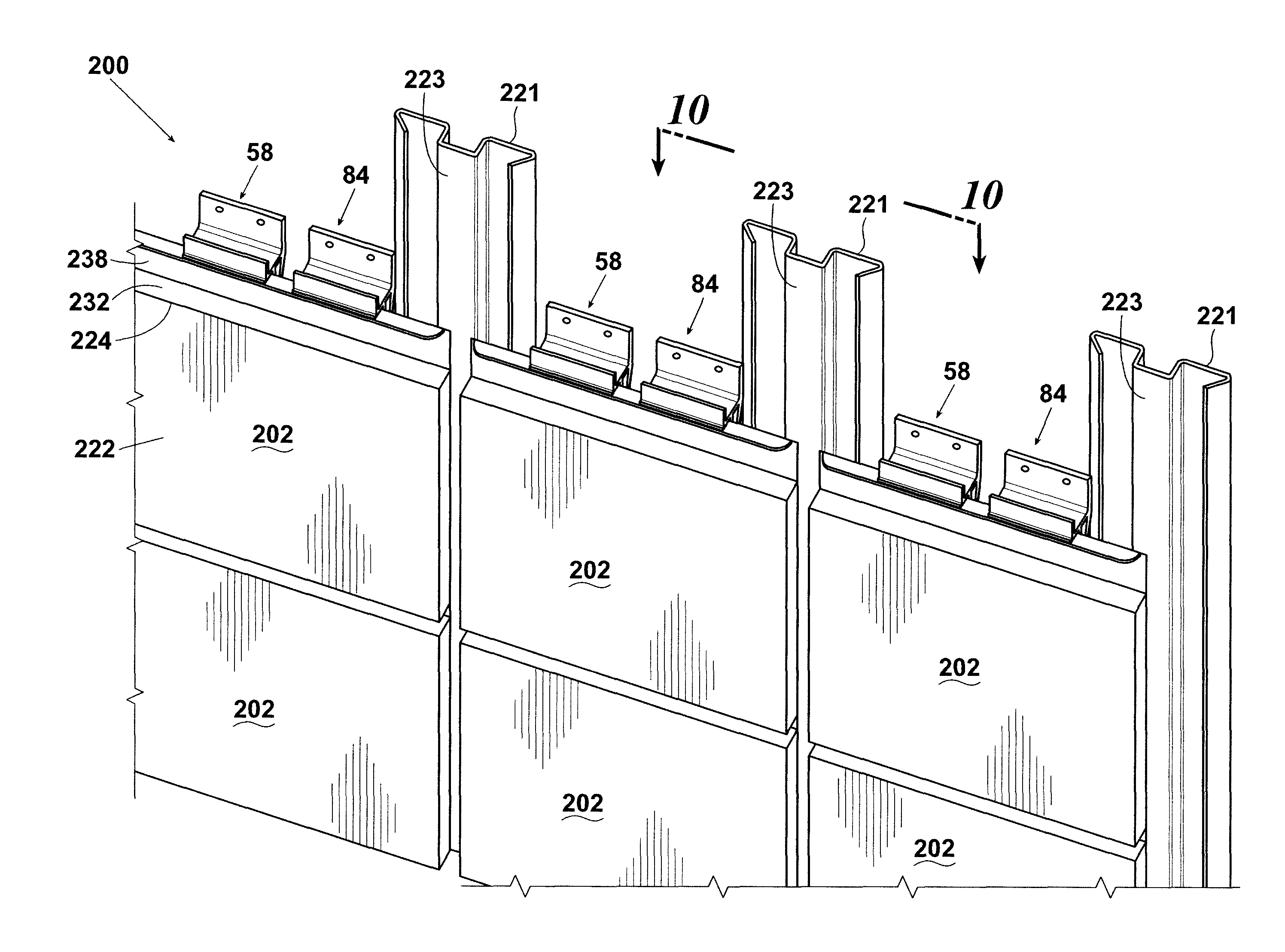 Rainscreen attachment system