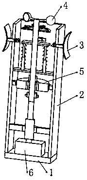 Anemometer based on rack pull-down