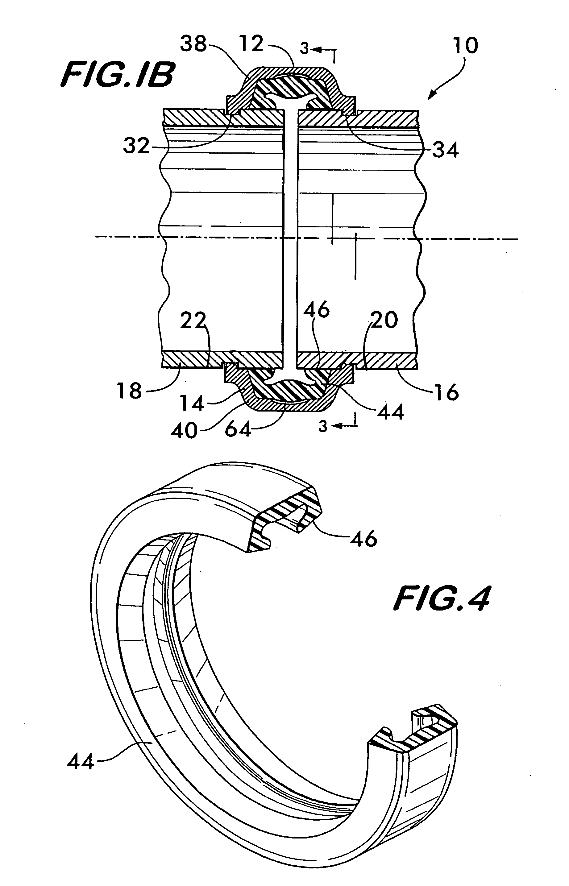 Deformable mechanical pipe coupling