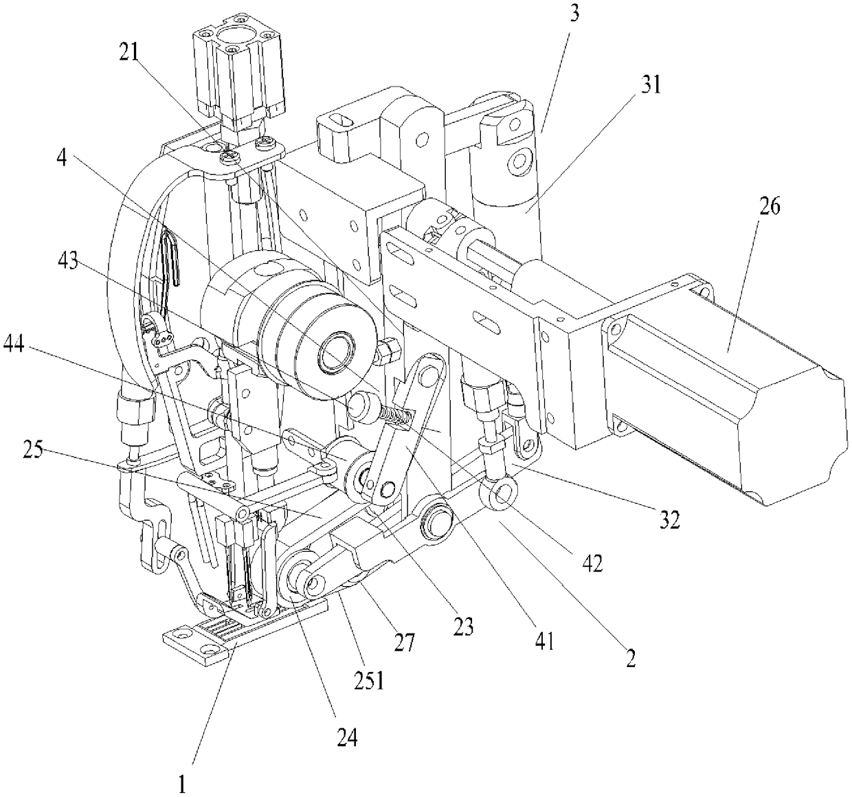 A sewing machine characterized by smooth cloth feeding