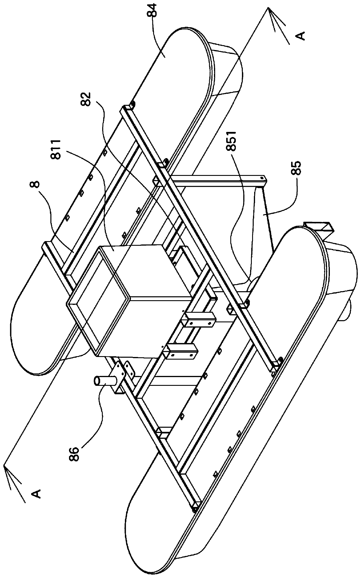 Multi-angle rotating liquid-gas mixing device