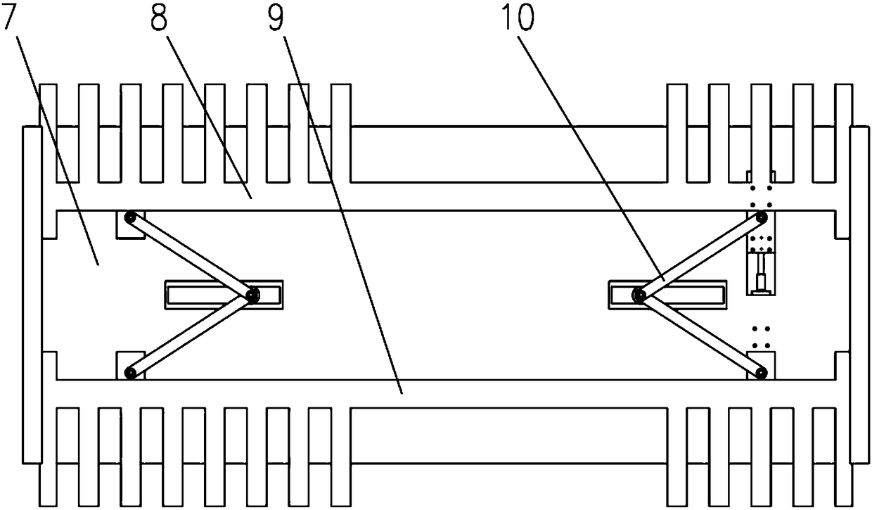 Comb-finger stereo garage carrying trolley and method