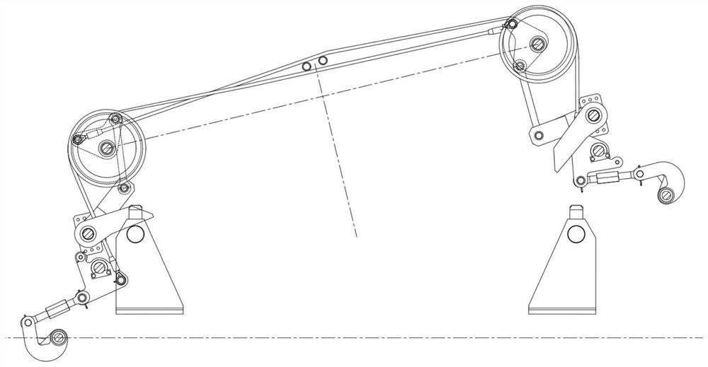 A tilting mechanism, carriage and railway self-overturning vehicle