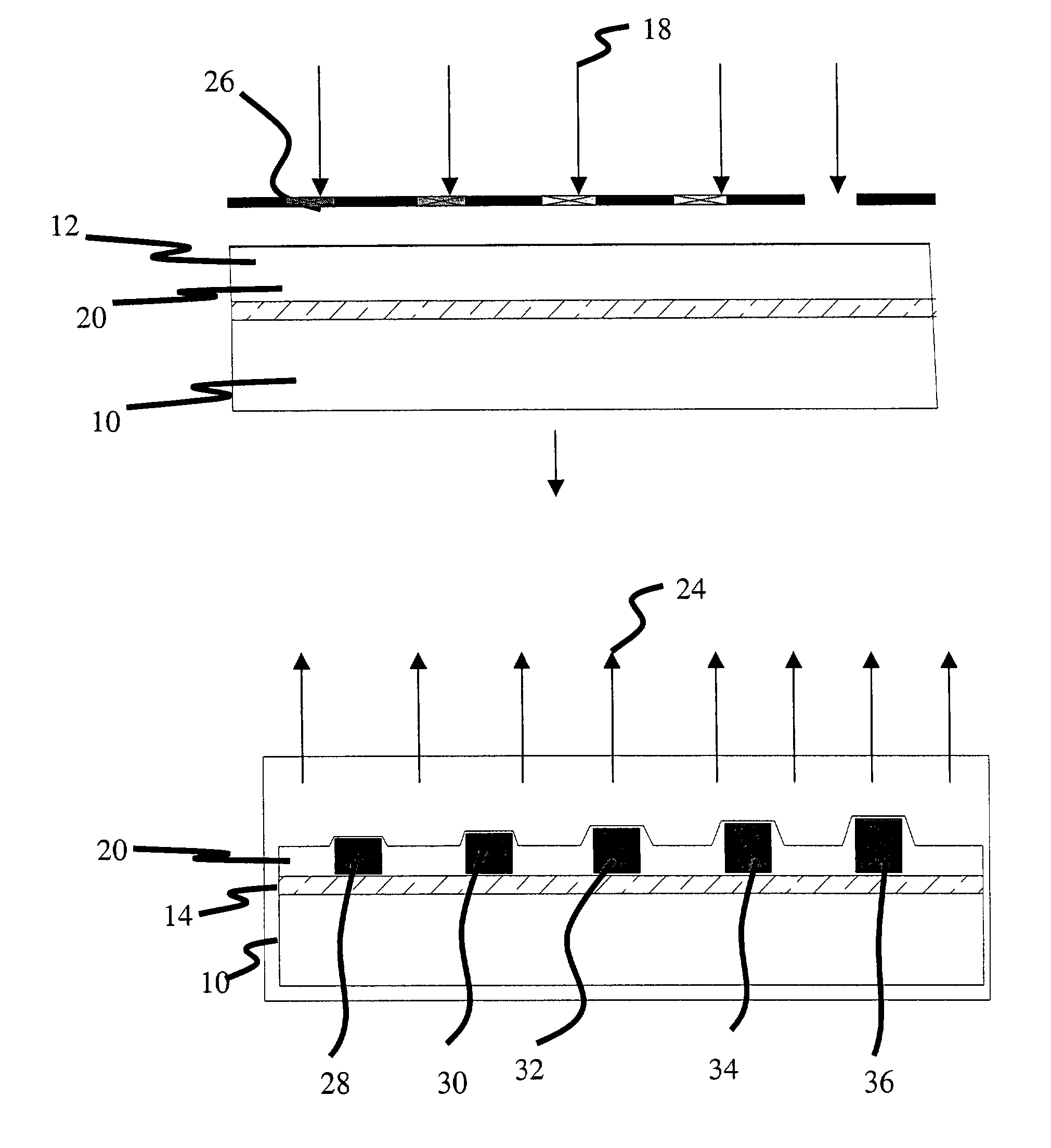 Optical device structures based on photo-definable polymerizable composites