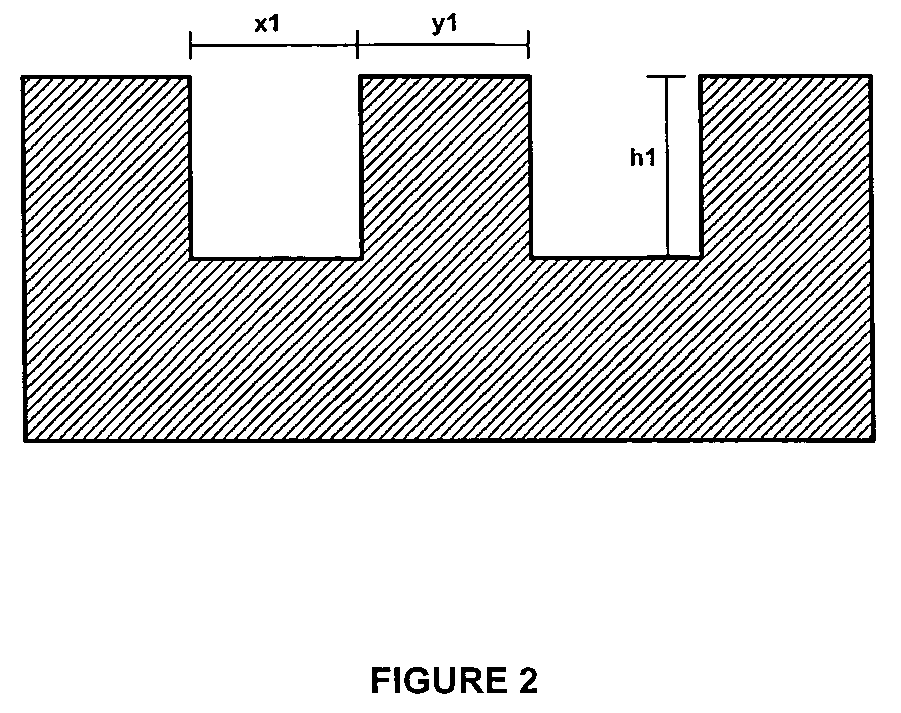 Sputter target having modified surface texture